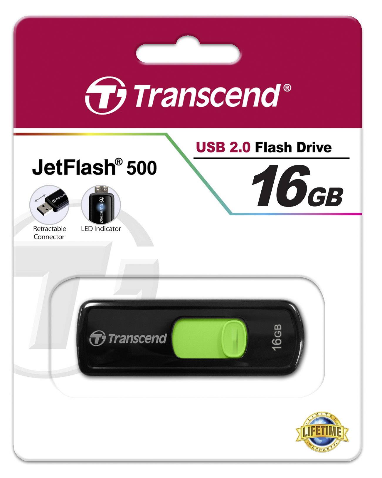 Transcend 16GB JetFlash 500 USB 2.0
