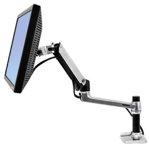 Ergotron LX Arm Desk Mount simple Support de table pour écran 38,1 cm (15") - 86,4 cm (34") aluminium réglable en hauteur