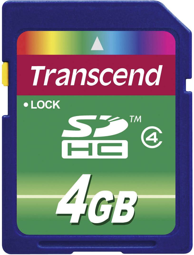Transcend Standard SDHC-Karte 4 GB Class 4