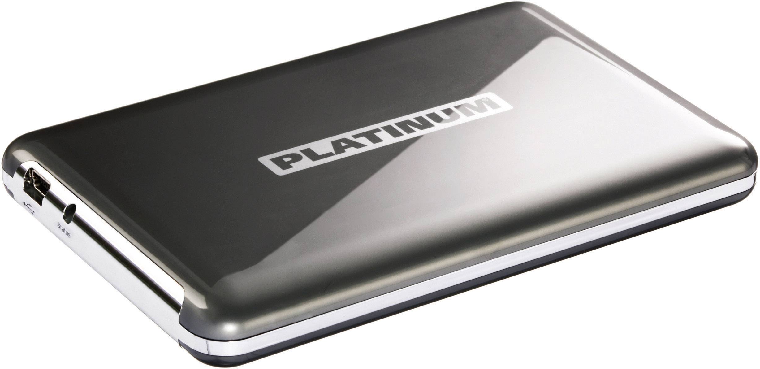 Platinum 320 GB Externe Festplatte 6.35 cm (2.5 Zoll) USB 2.0 Silber 103401
