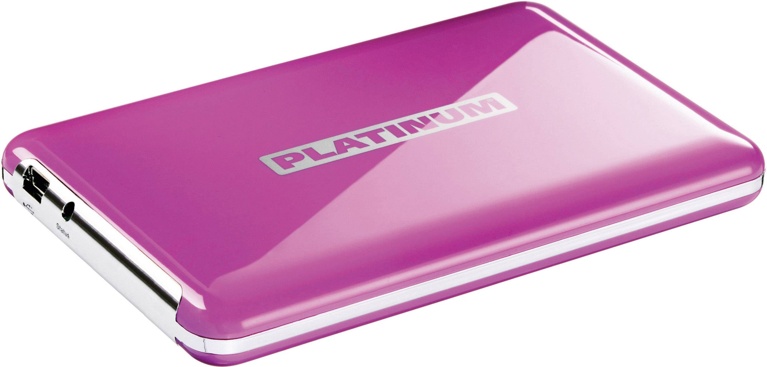 Platinum 500 GB Externe Festplatte 6.35 cm (2.5 Zoll) USB 2.0 Violett 103202
