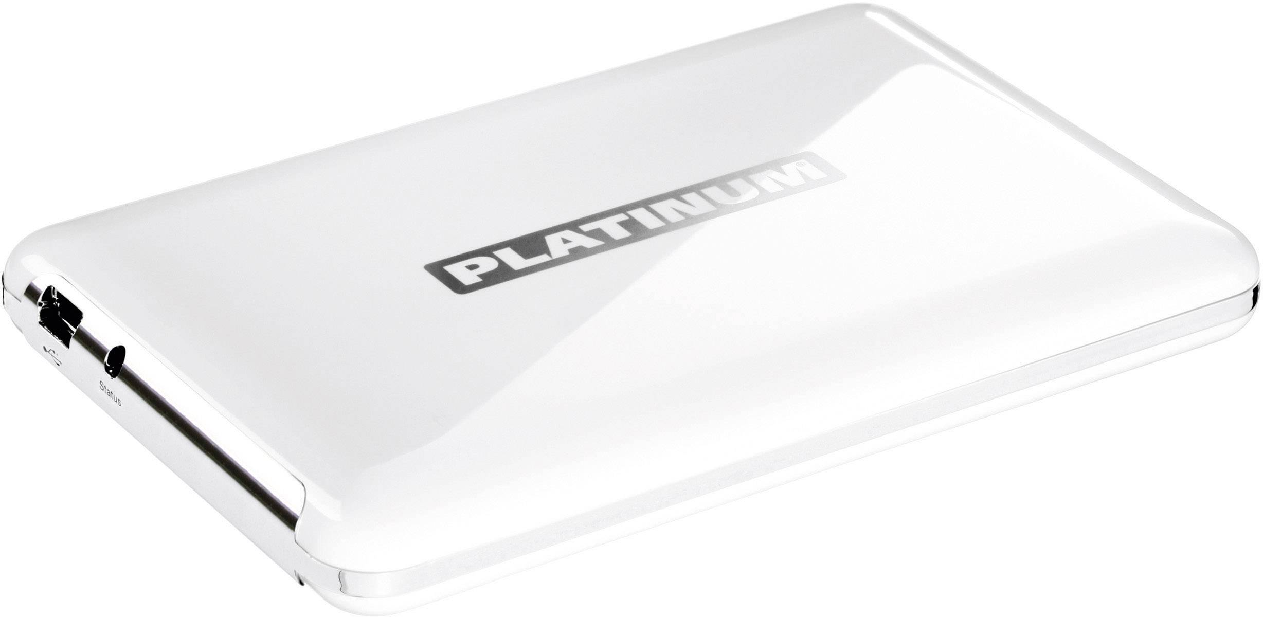 Platinum 320 GB Externe Festplatte 6.35 cm (2.5 Zoll) USB 2.0 Weiß 103051