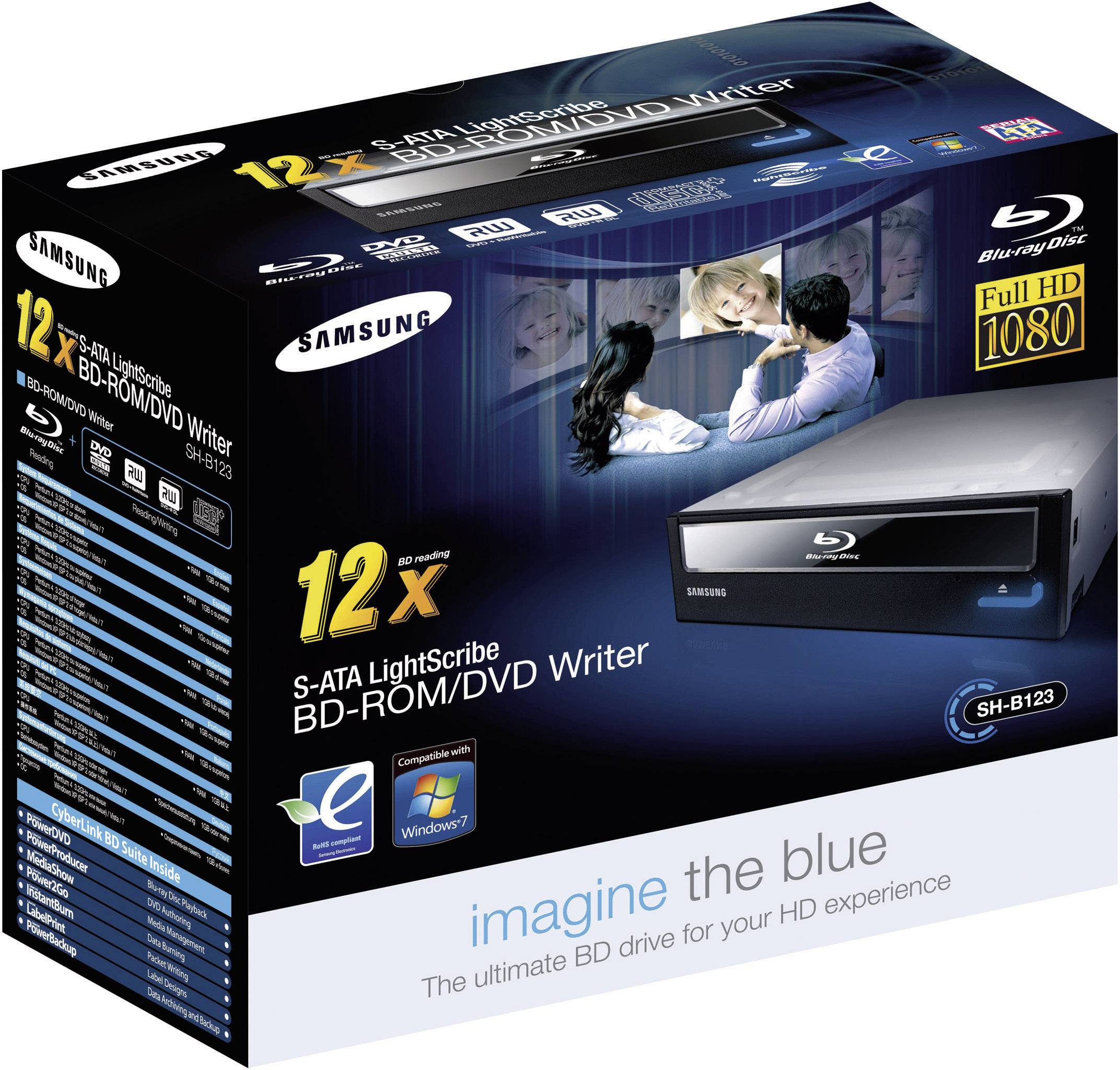 Samsung Blu-ray Combo Retail SH-B123L