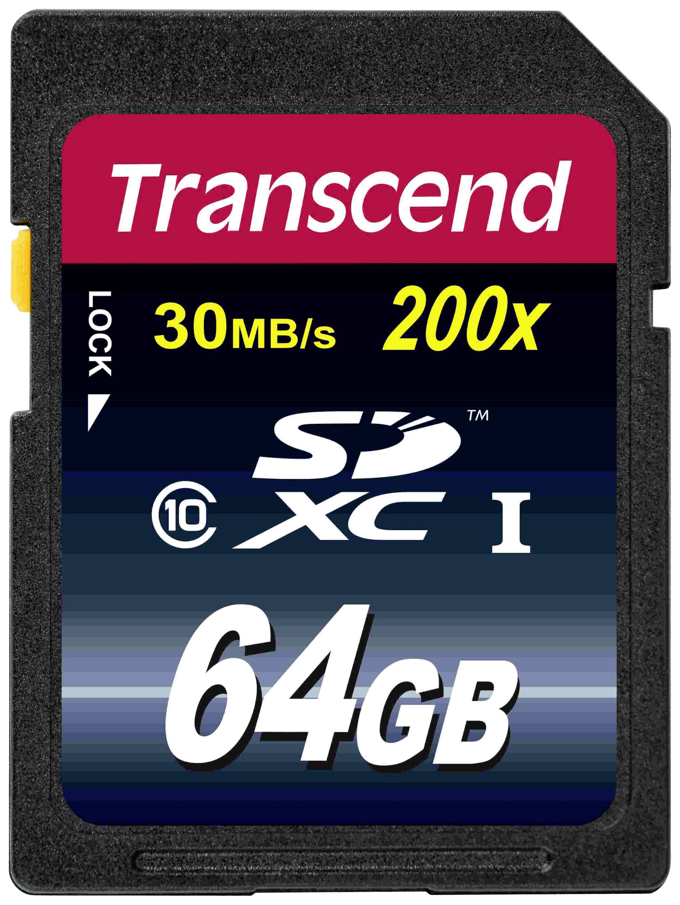 Transcend Premium SDXC-Karte Industrial 64 GB Class 10