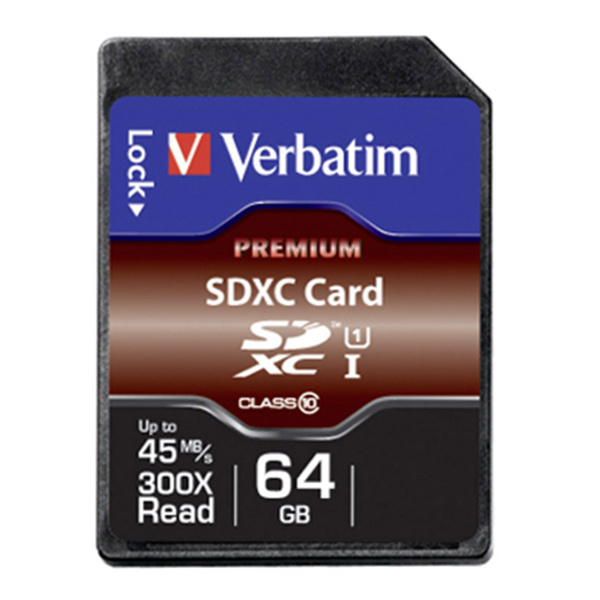 Verbatim Premium SDXC-Karte 64GB Class 10, UHS-I