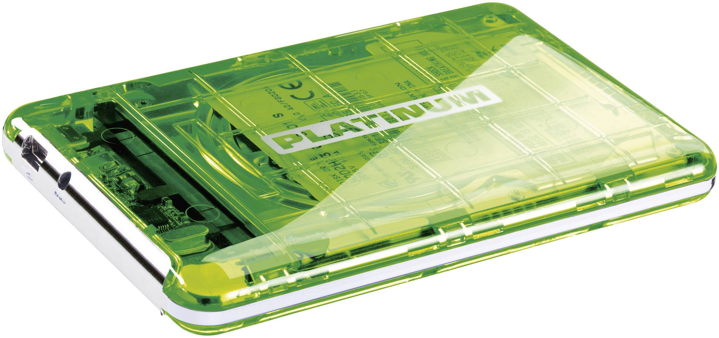 Platinum 1 TB Externe Festplatte 6.35 cm (2.5 Zoll) USB 2.0 Grün 104046