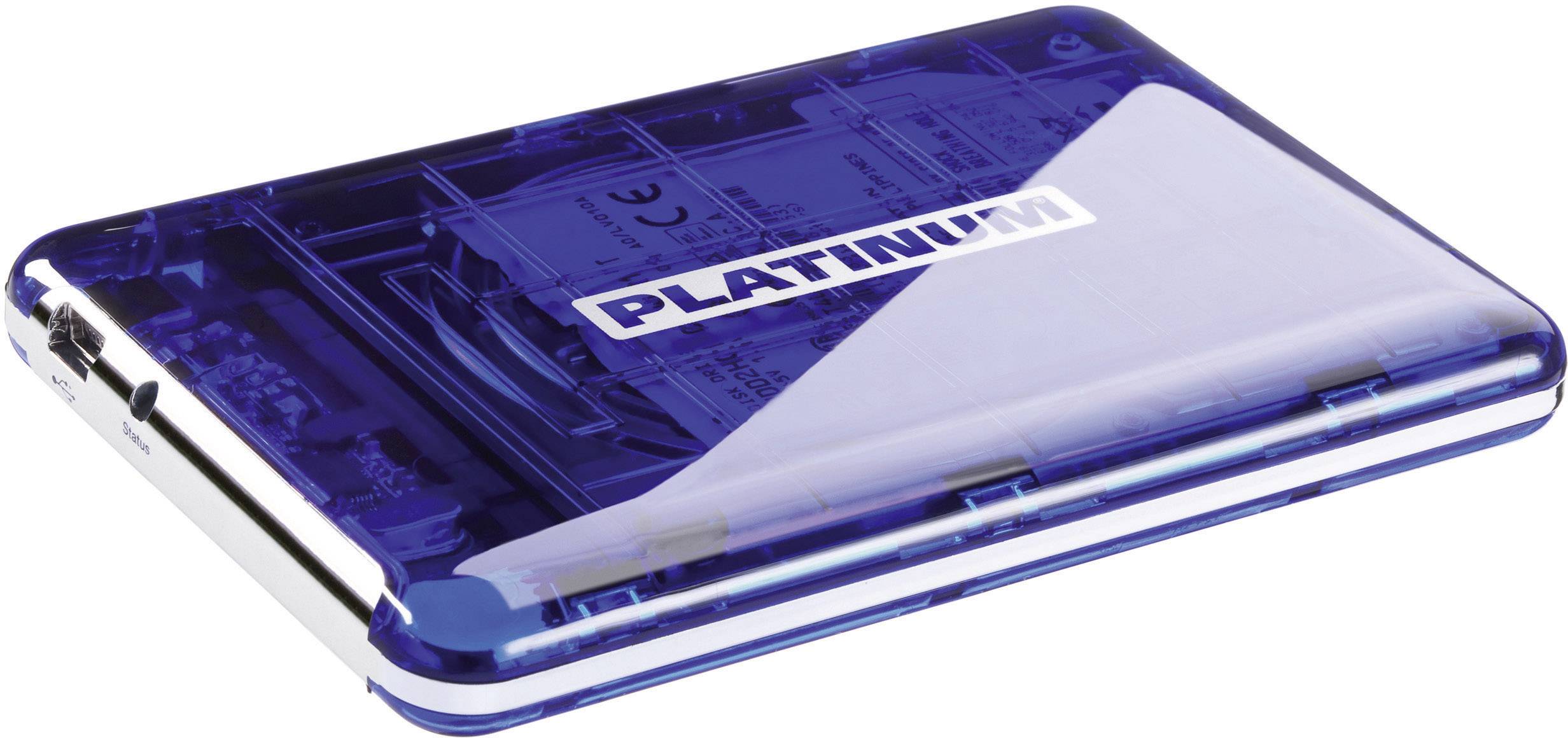 Platinum 1 TB Externe Festplatte 6.35 cm (2.5 Zoll) USB 2.0 Blau 104045