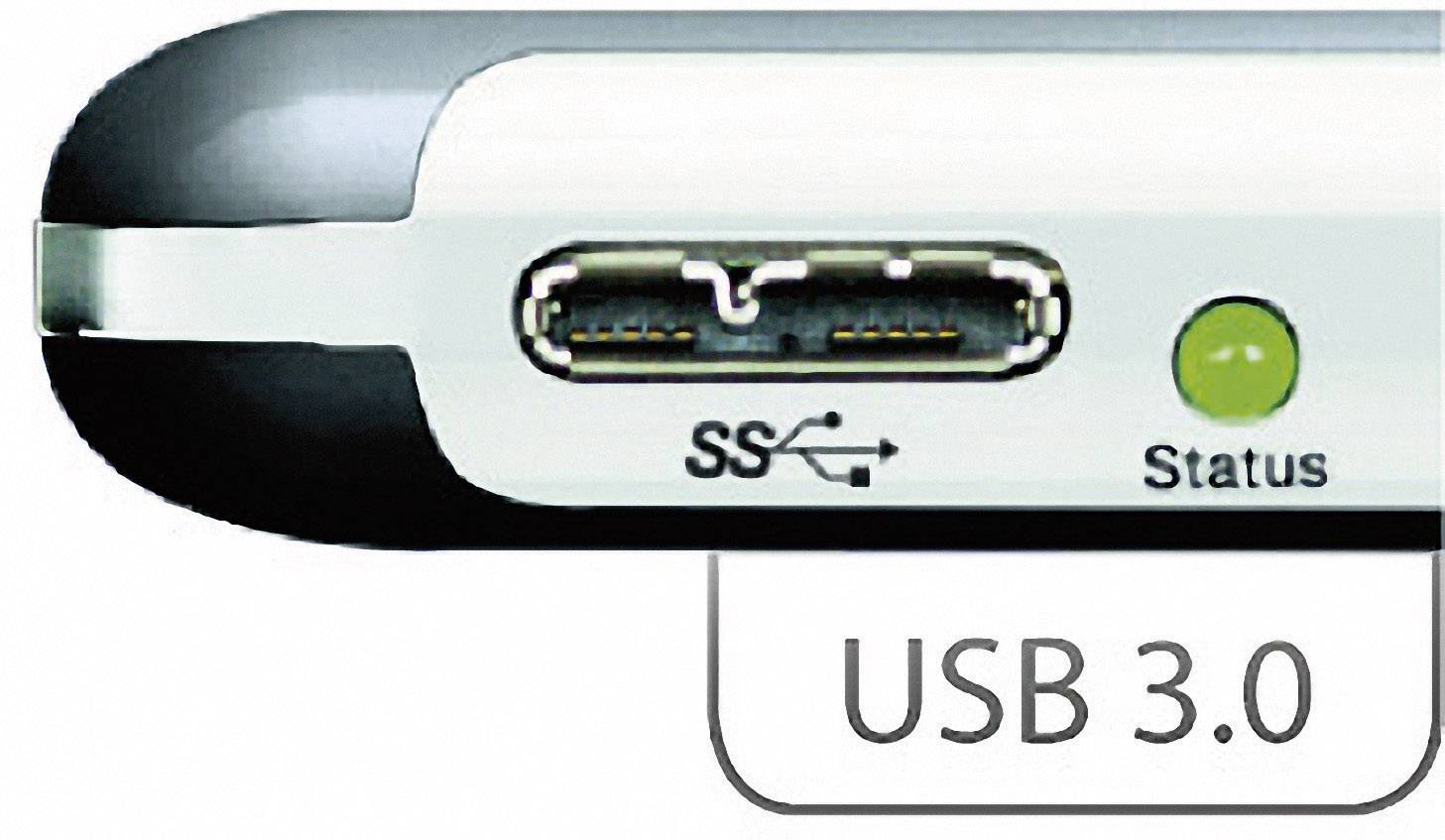 Platinum 1 TB Externe Festplatte 6.35 cm (2.5 Zoll) USB 3.2 Gen 1 (USB 3.0) Grün 104074