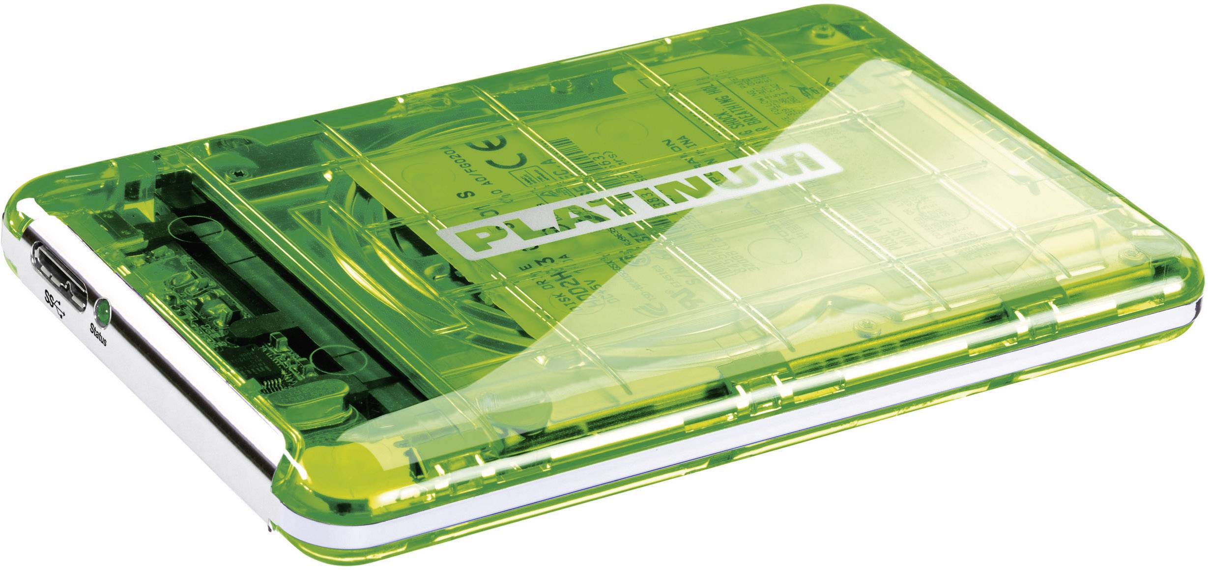 Platinum 1 TB Externe Festplatte 6.35 cm (2.5 Zoll) USB 3.2 Gen 1 (USB 3.0) Grün 104074
