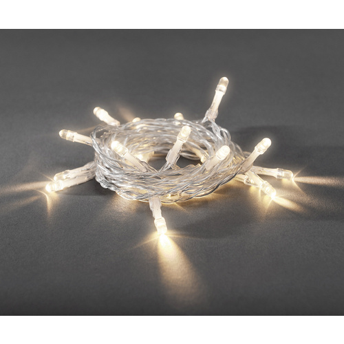 Konstsmide 1469-103 Mini guirlande lumineuse pour l'intérieur à pile(s) Nombre de lumière 30 LED blanc chaud