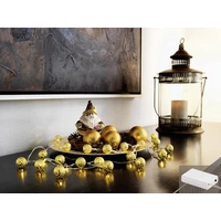 Konstsmide 3158-803 Motiv-Lichterkette Kugel Innen batteriebetrieben Anzahl Leuchtmittel 20 LED Warmweiß Beleuchtete Länge: 1.9m Konstsmide 3158-803 Motiv-Lichterkette Kugel Innen batteriebetrieben Anzahl Leuchtmittel 20 LED Warmweiß Beleuchtete Länge: 1.9m