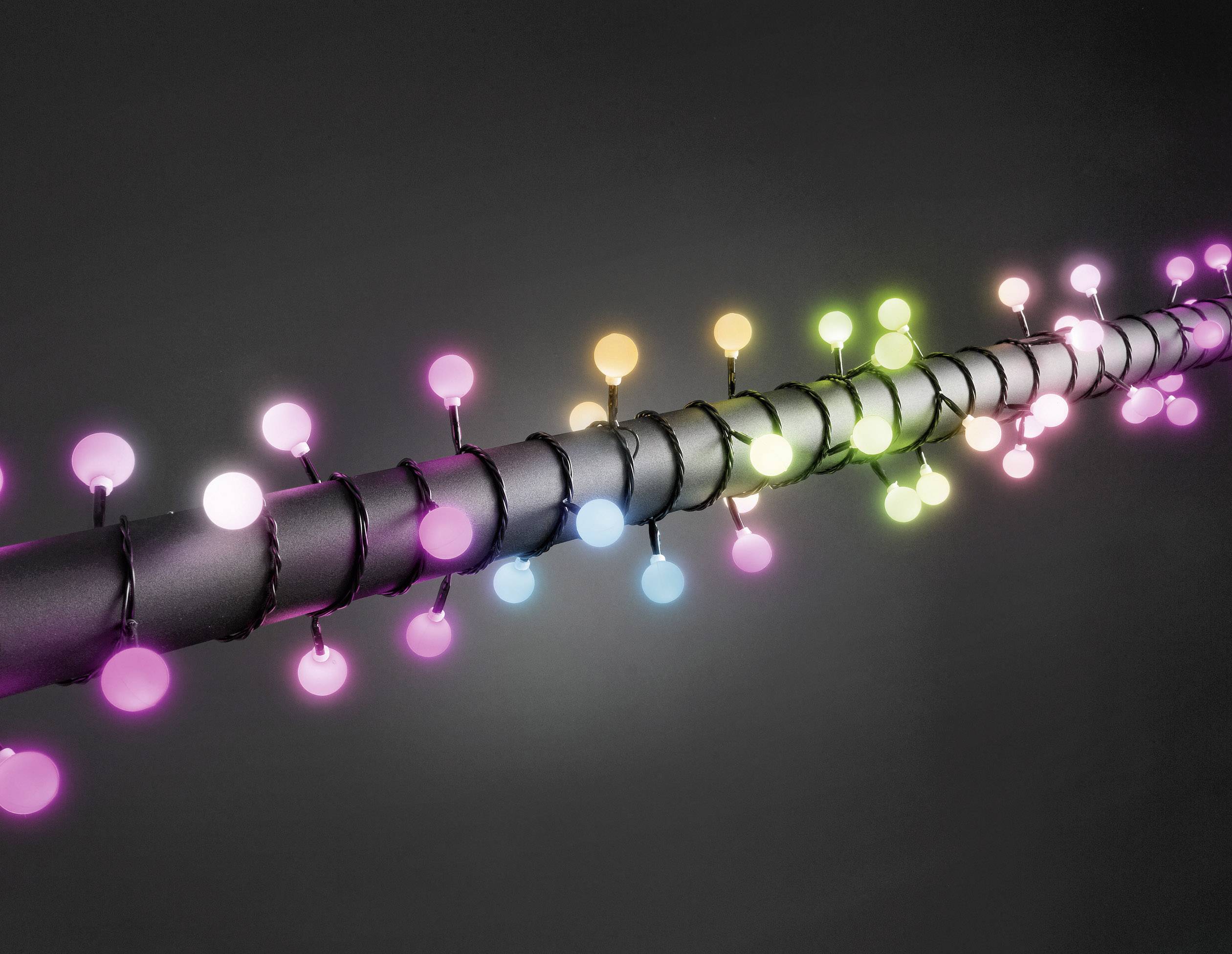 Konstsmide 3699-500 Micro-Lichterkette Außen netzbetrieben Anzahl Leuchtmittel 80 LED Beleuchtete L