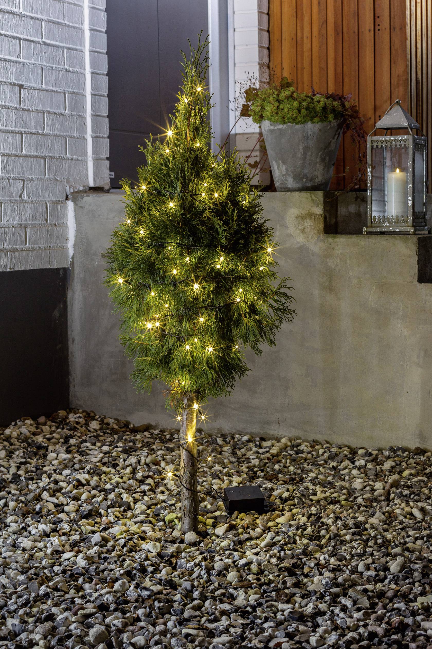 Konstsmide 3722-100 Micro-Lichterkette Außen batteriebetrieben Anzahl Leuchtmittel 20 LED Warmweiß