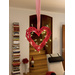 Konstsmide 6217-550 Holz-Figur Herz Warmweiß LED Rot