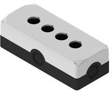 Pizzato Elettrica ES34000 ES34000 Leergehäuse 4 Einbaustellen (L x B x H) 186 x 80 x 56mm Schwarz, Grau 5St.