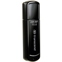 Transcend JetFlash® 700 USB-Stick 16GB Schwarz TS16GJF700 USB-A (USB 3.2 Gen 1) Transcend JetFlash® 700 USB-Stick 16GB Schwarz TS16GJF700 USB-A (USB 3.2 Gen 1)