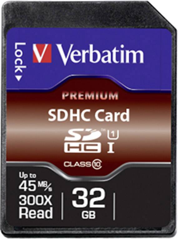 Verbatim 43962 SDHC-Karte 16GB Class 10