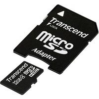 Transcend Standard microSDHC-Karte 32 GB Class 4 inkl. SD-Adapter Transcend Standard microSDHC-Karte 32 GB Class 4 inkl. SD-Adapter