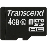 Transcend Premium microSDHC-Karte Industrial 4 GB Class 10 inkl. SD-Adapter Transcend Premium microSDHC-Karte Industrial 4 GB Class 10 inkl. SD-Adapter