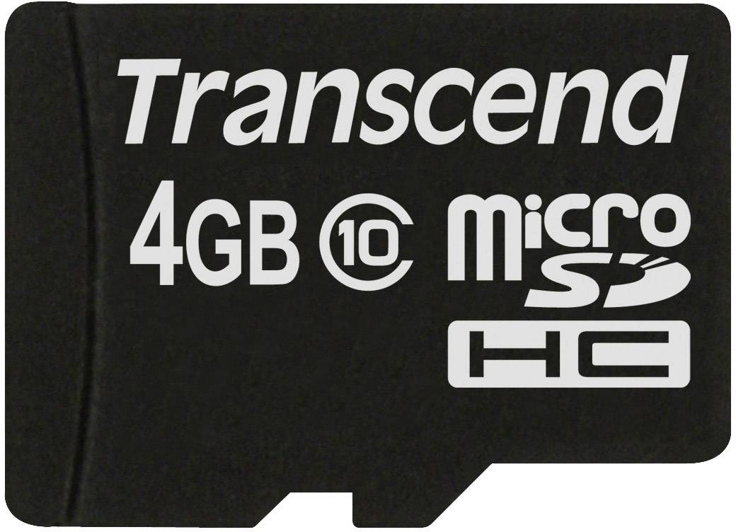 Transcend Premium microSDHC-Karte Industrial 4GB Class 10 inkl. SD-Adapter