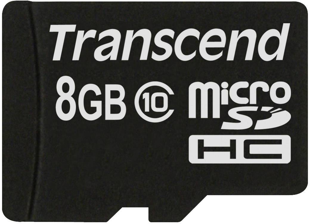 Transcend Premium microSDHC-Karte Industrial 8GB Class 10 inkl. SD-Adapter