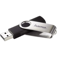 Hama Rotate USB-Stick 8GB Schwarz 90891 USB-A (USB 2.0) Hama Rotate USB-Stick 8GB Schwarz 90891 USB-A (USB 2.0)