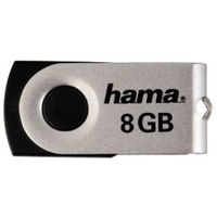 Hama Rotate USB-Stick 8GB Schwarz 90891 USB-A (USB 2.0) Hama Rotate USB-Stick 8GB Schwarz 90891 USB-A (USB 2.0)
