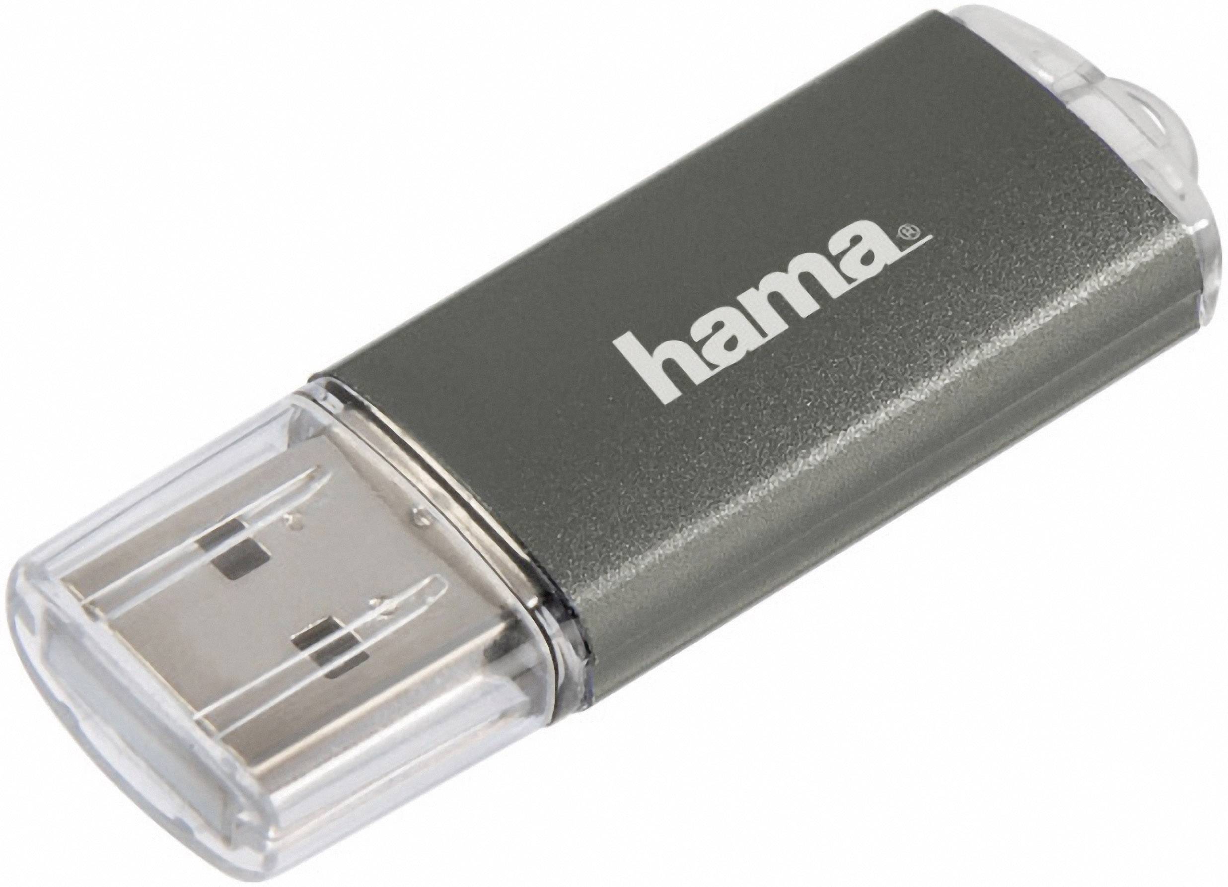 Hama Laeta USB-Stick 16 GB Grau 90983 USB 2.0