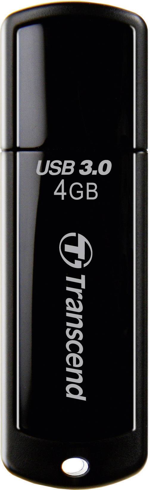 Transcend JetFlash® 700 USB-Stick 4 GB Schwarz TS4GJF700 USB 3.2 Gen 1 (USB 3.0)