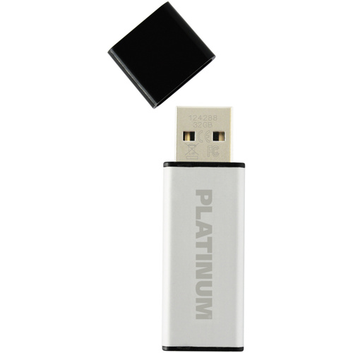 Platinum ALU USB-Stick 32 GB Silber 177561 USB 2.0