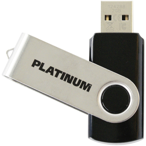 Platinum TWS USB-Stick 2GB Schwarz 177558-3 USB 2.0