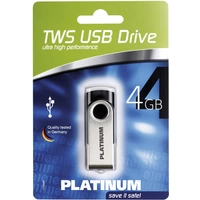 Platinum TWS USB-Stick 4GB Schwarz 177559-3 USB-A (USB 2.0) Platinum TWS USB-Stick 4GB Schwarz 177559-3 USB-A (USB 2.0)