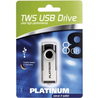 Platinum TWS USB-Stick 8GB Schwarz 177560-3 USB-A (USB 2.0) Platinum TWS USB-Stick 8GB Schwarz 177560-3 USB-A (USB 2.0)