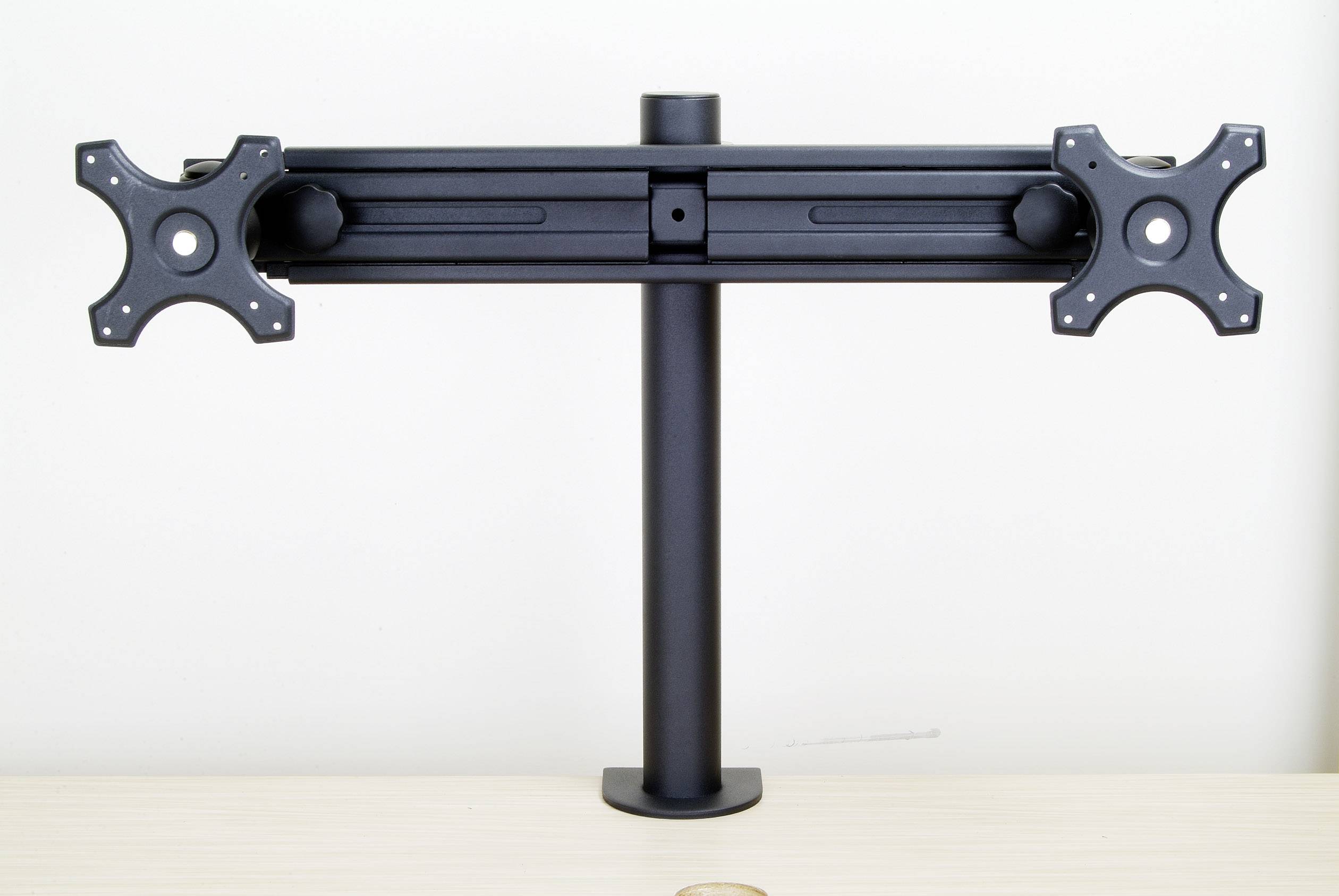 SpeaKa Professional SP-1664328 2fach Monitor-Tischhalterung 33,0 cm (13") - 61,0 cm (24") Höhenverstellbar, Neigbar, Schwenkbar, Rotierbar