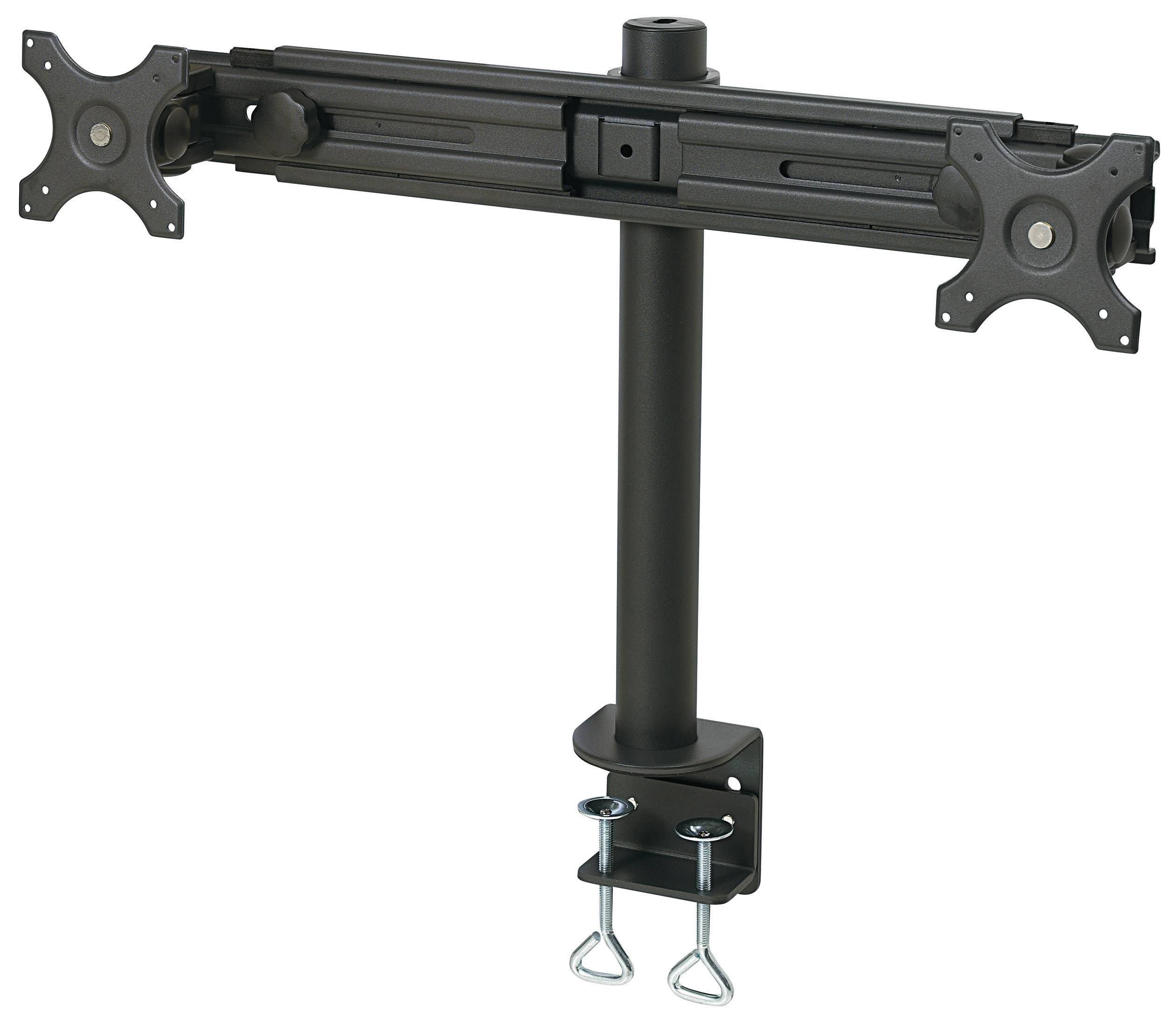 SpeaKa Professional SP-1664328 2fach Monitor-Tischhalterung 33,0cm (13") - 61,0cm (24") Höhenverstellbar, Neigbar, Schwenkbar