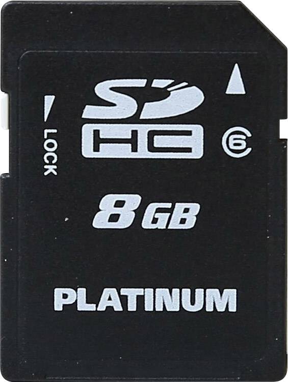 Platinum 177112 SDHC-Karte 8 GB Class 6
