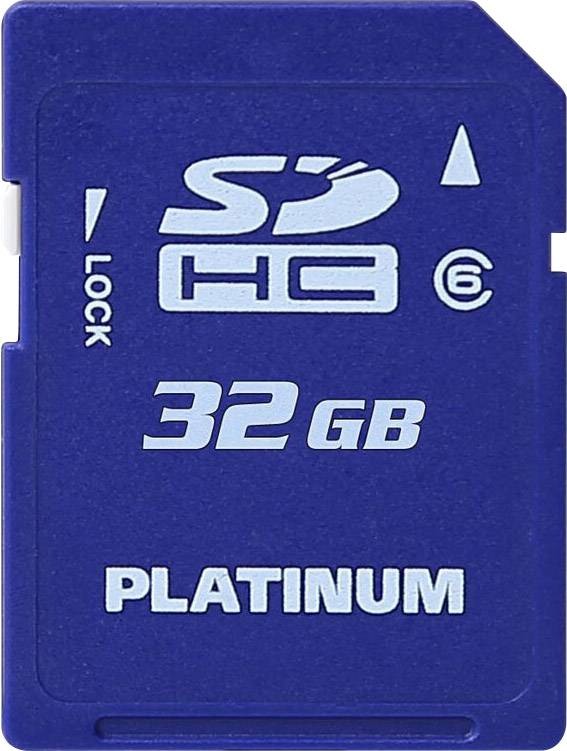 PLATINUM SDHC KARTE 32GB CLASS6