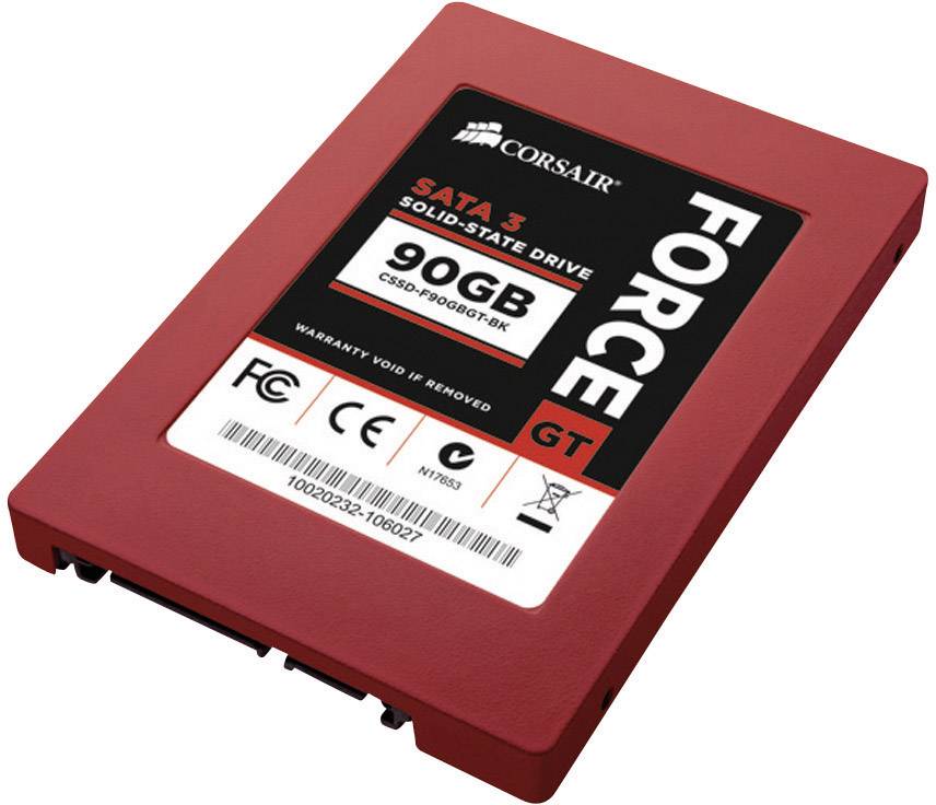 Corsair SSD-Festplatte Force GT CSSD-F90GBGT-BK 90 GB SATA III (600 MB/s)