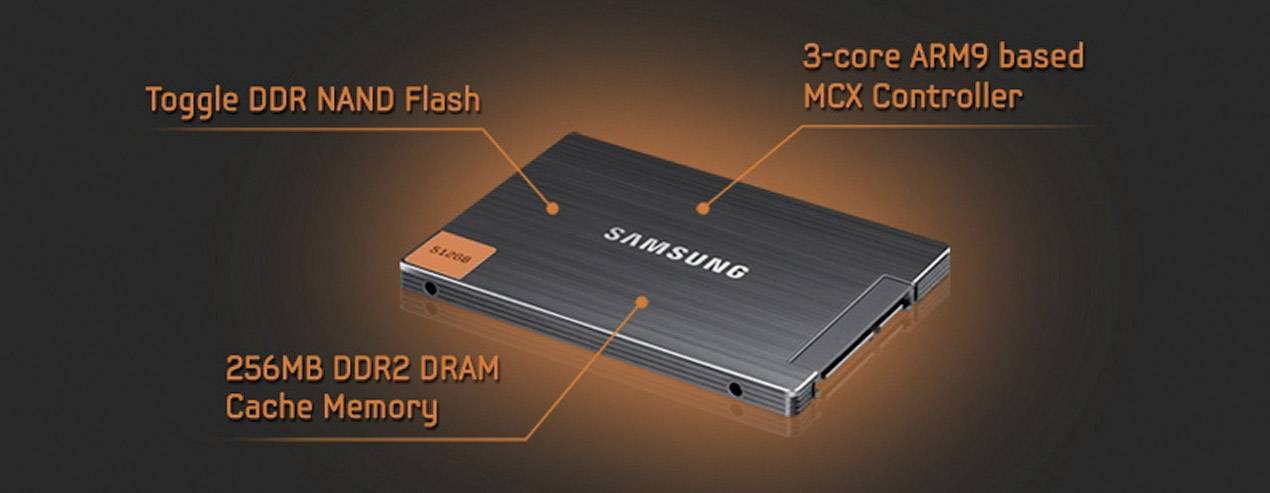 Samsung SSD-Festplatte MZ-7PC128N/EU 830 Series Notebook Kit
