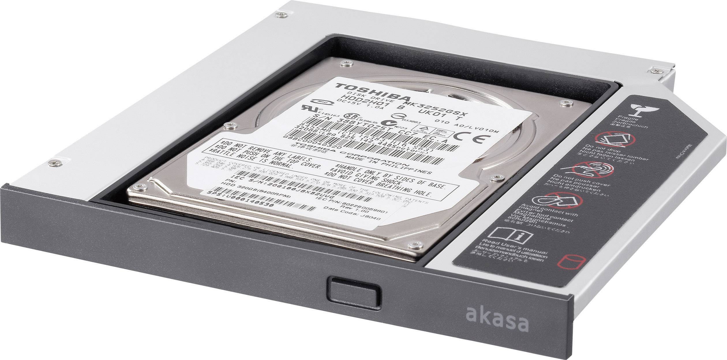 Akasa AK-OA2SSA-BK 2.5 Zoll Festplatten-Einbaurahmen