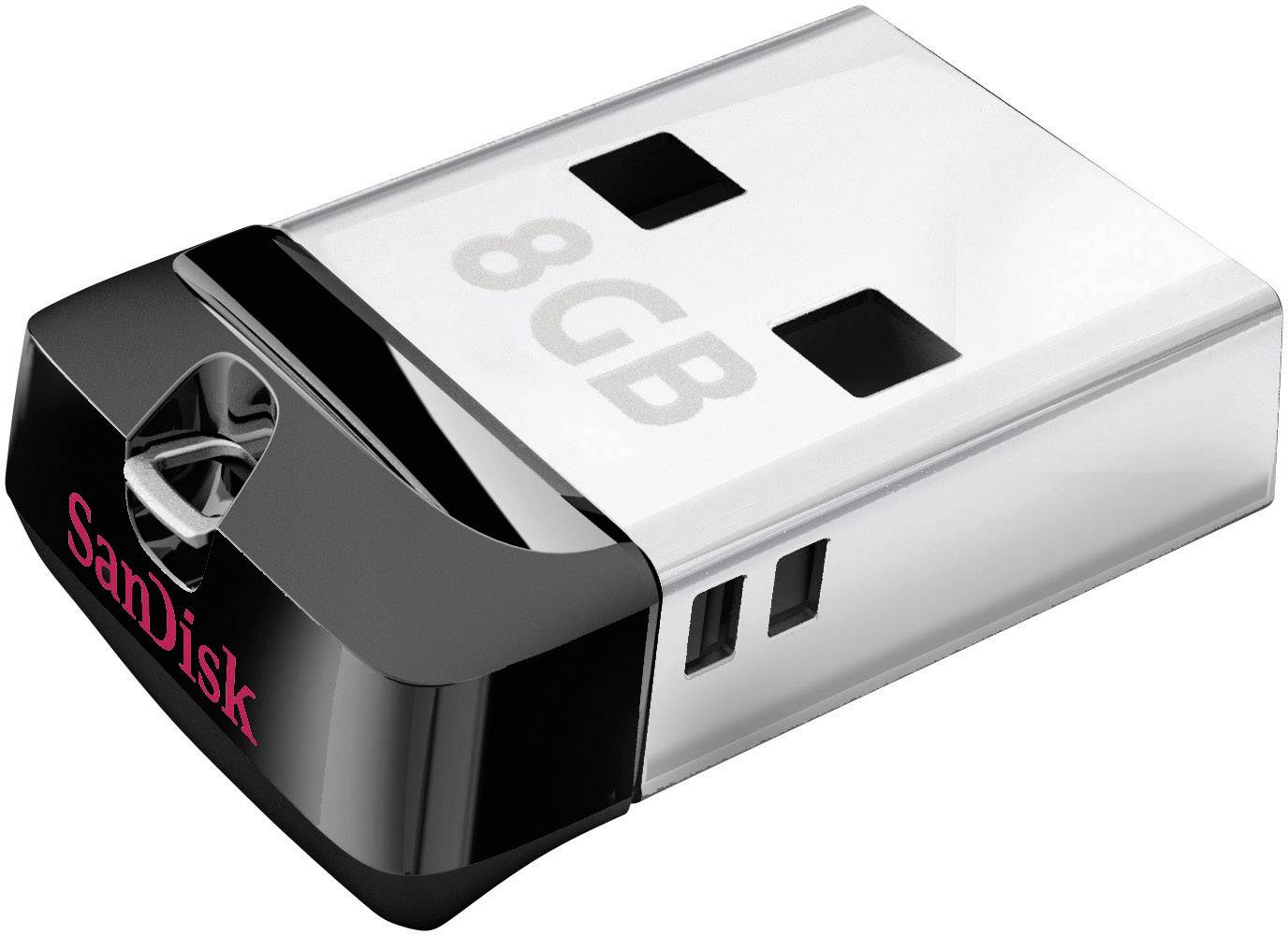 SanDisk Cruzer® Fit™ USB-Stick 8 GB Schwarz SDCZ33-008G-B35 USB 2.0