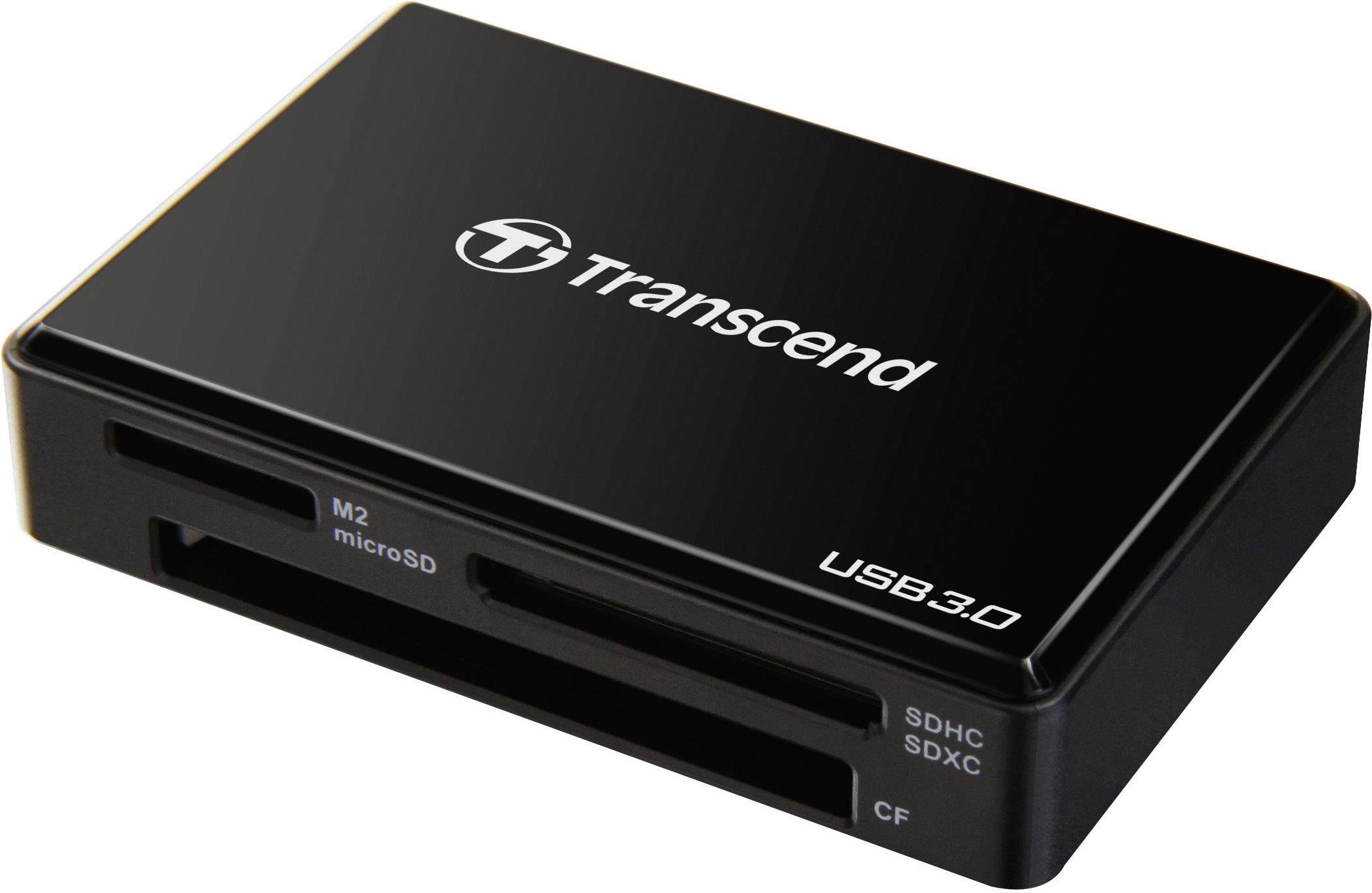 Transcend TS-RDF8K Externer Speicherkartenleser USB-A (USB 3.2 Gen 1) Schwarz