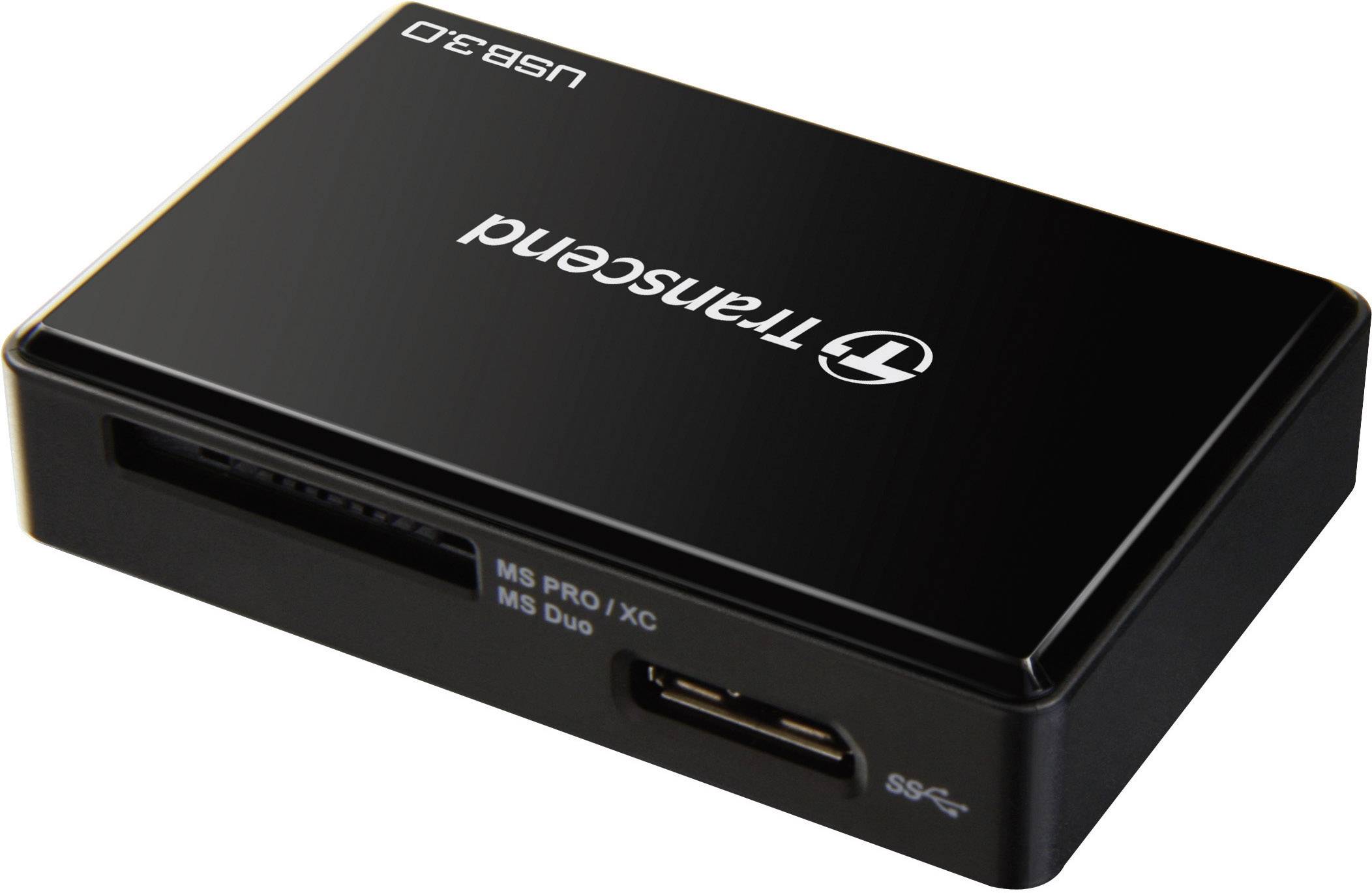 Transcend TS-RDF8K Externer Speicherkartenleser USB-A (USB 3.2 Gen 1) Schwarz