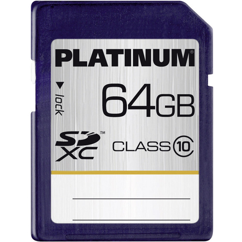 Platinum  SDXC-Karte 64 GB Class 10