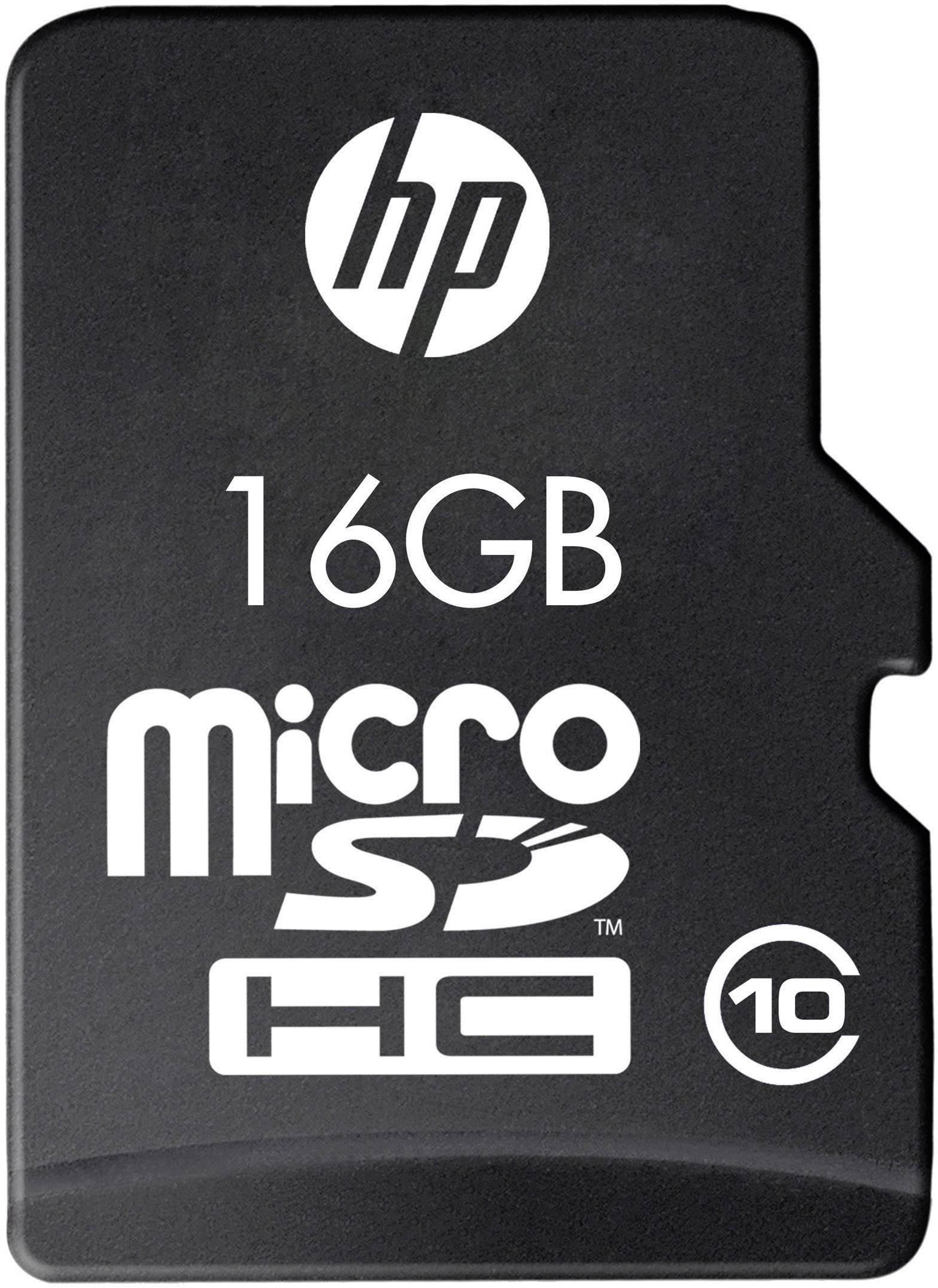 HP SDU16GBHC10HP-EF microSDHC-Karte 16 GB Class 10 inkl. SD-Adapter