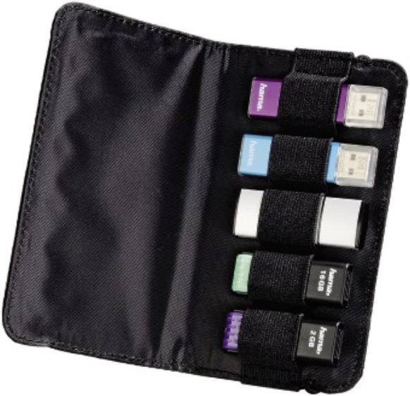 Hama 84408 USB-Stick-Tasche USB-Stick Schwarz