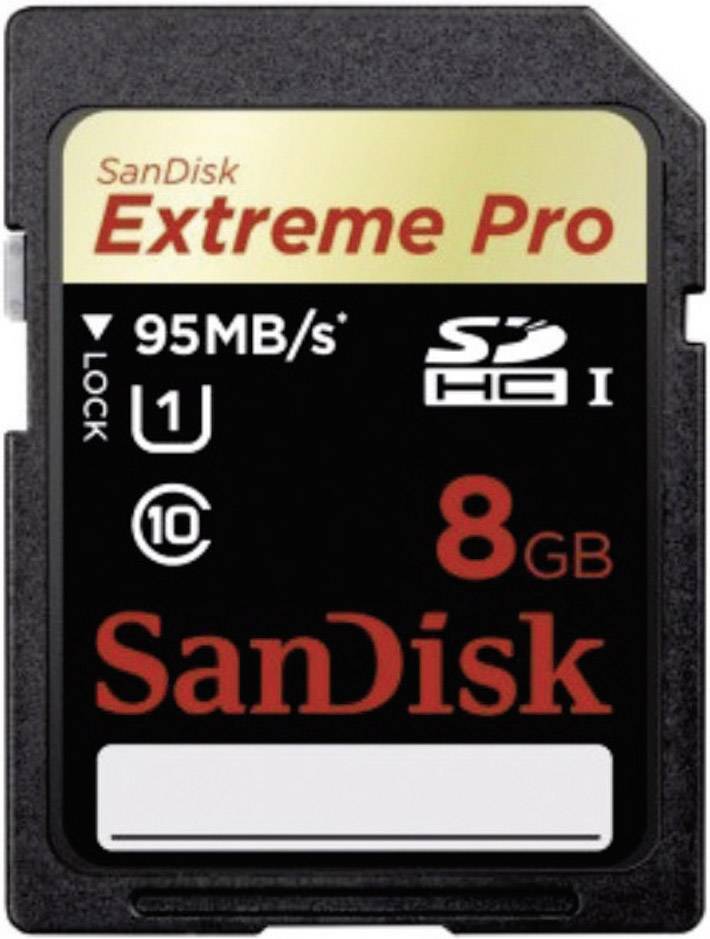 SanDisk Extreme Pro® SDHC-Karte 8 GB Class 10, UHS-I