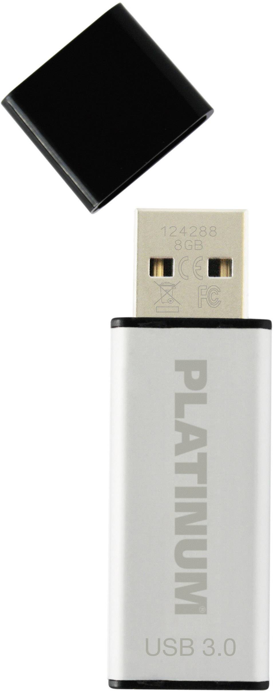Platinum ALU USB-Stick 8 GB Silber 177493 USB-A (USB 3.2 Gen 1)