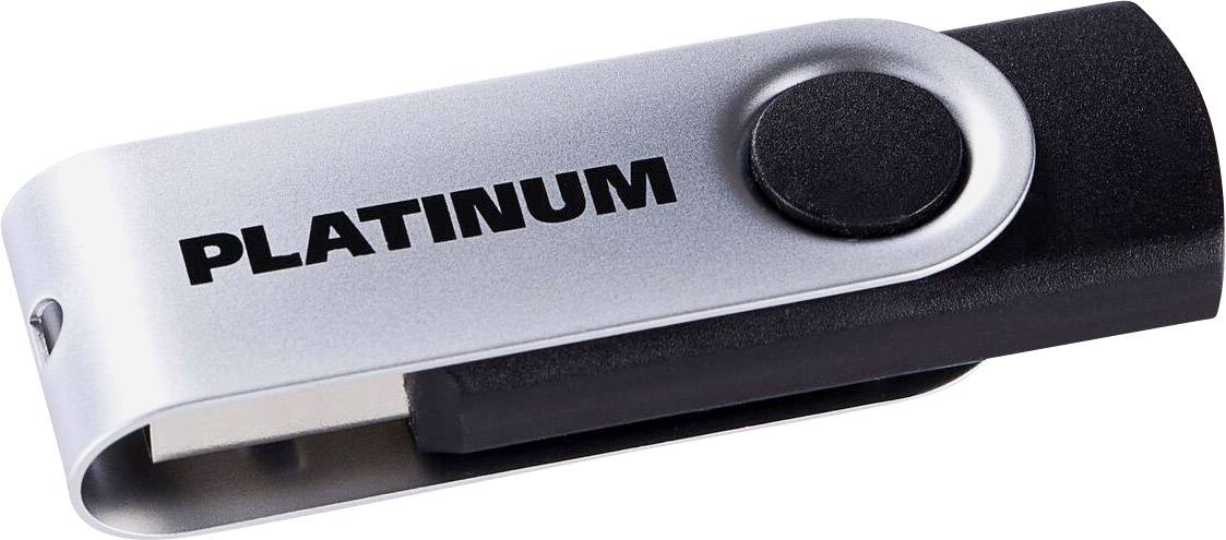 Platinum TWS USB-Stick 64GB Schwarz 177497 USB 3.2 Gen 1 (USB 3.0)