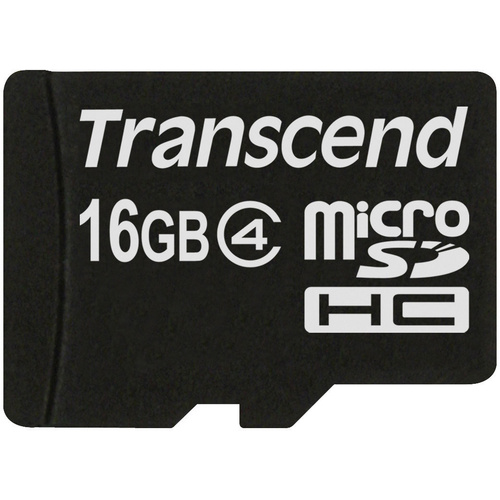 Transcend Standard microSDHC-Karte 16GB Class 4